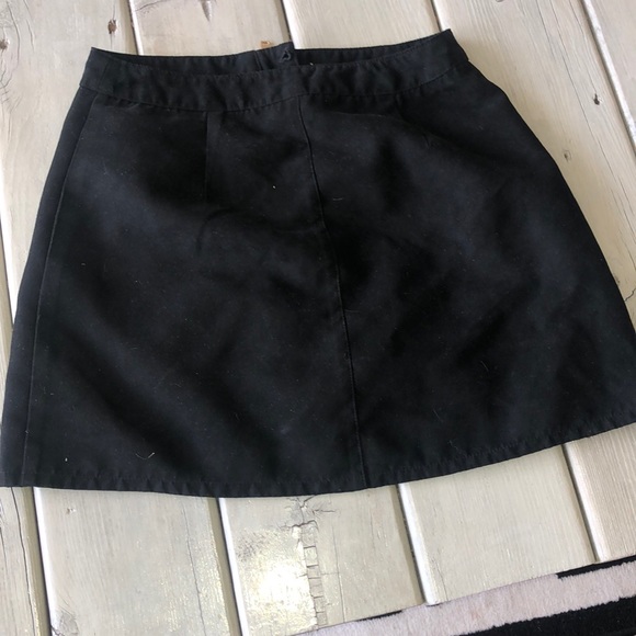 black zip up skirt - Picture 3 of 3